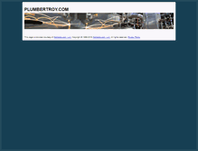 Tablet Screenshot of plumbertroy.com